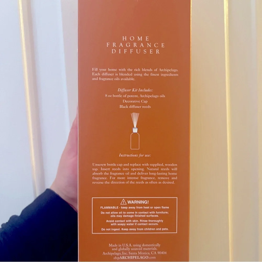 Archipelago pumpkin Reed Diffuser -NIB - Picture 2 of 2